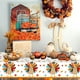 thumbnail image 4 of Autumn Maple Leaf Pumpkin Disposable Plastic Tablecloth Waterproof Oil-Proof Thanksgiving Party Supplies for Holiday Dinner Decorations, 4 of 6