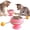Pink, variant on Esaierr Dog Cat Toys,Interactive Cat Toys Roller Carousel Cat Toys, Cat Toys for Indoor Cats Cat Teaser Interactive Cat Fun Mental and Physical Exercise Toys 9.76x4.17x3.62in