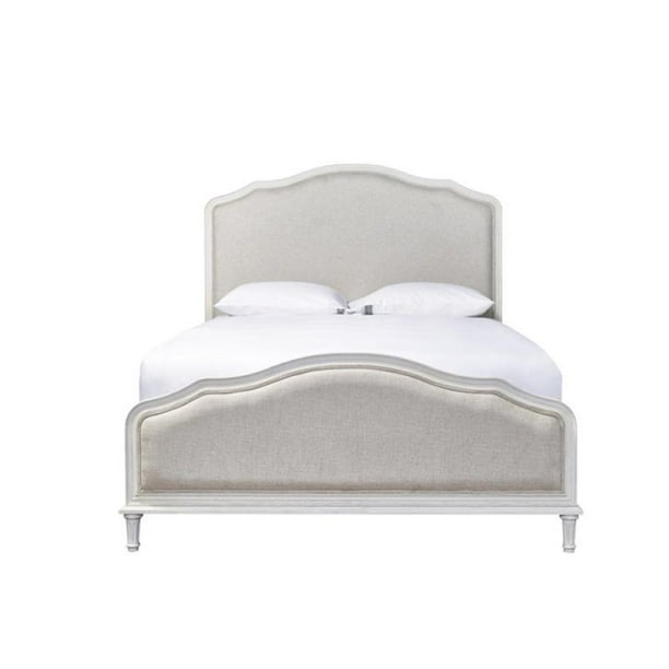 Beaumont Lane Upholstered King Bed In Cotton Com Beaumont Lane Upholstered King Bed In, King Bed Height From Floor