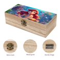 thumbnail image 3 of La Sirenita, Princesa Ariel Caja Organizadora de Madera Rústica - Caja Decorativa Multifuncional para Escritorio, Hogar, Oficina, Joyas y Manualidades, 3 of 6