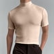 thumbnail image 1 of pstuiky Camisas de manga corta para hombre, Blusa de verano ajustada informal de color liso con cuello redondo y manga corta para hombre camisetas de hombre m, 1 of 9