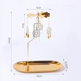 thumbnail image 2 of Xingzhi Gold Candle Holder Rotating Tea Light Holder Candleholder Decor H, 2 of 8