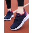 thumbnail image 5 of DLONGLI Women's Breathable Mesh Lace Up Athletic Sneakers, Non Slip Lightweight Walking Shoes, 5 of 5