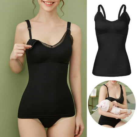 

Tangnade Plus Size Lingerie For Women Fashion Womens Maternity Nursing Tank Top Sleeveless Comfy Breastfeeding Clothes