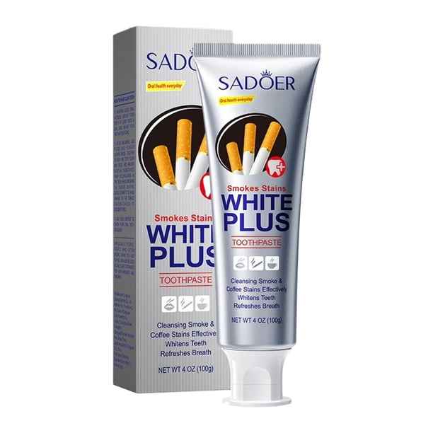 Pasta de dientes para manchas de té - Pasta de dientes quitamanchas de té Pasta de dientes Pasta de dientes para dentaduras postizas Elimina manchas de café Pasta de dientes de viaje 100 g