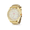 Goldtone Case/Gold, variant on Women's Sunray Dial with Goldtone Case and Gold Metallic Strap Watch with Rhinestones