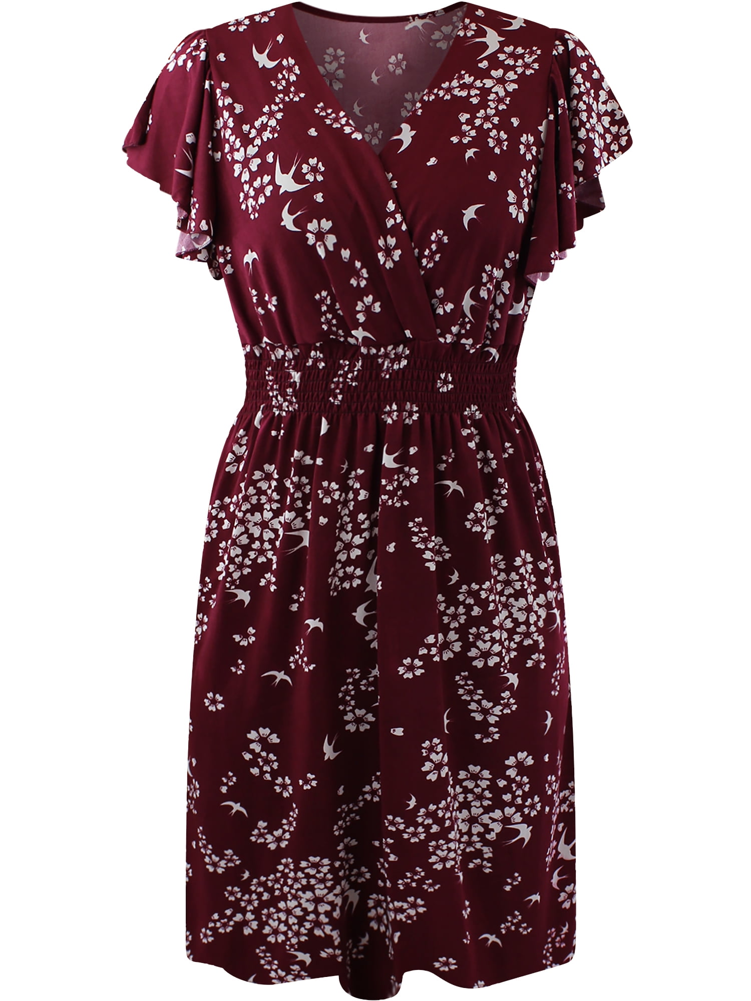 short sleeve midi summer dresses