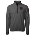 thumbnail image 2 of Men's Cutter & Buck Gray Houston Dynamo FC Cascade Eco Fleece Quarter-Zip Jacket, 2 of 3