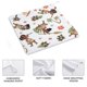 thumbnail image 3 of Toallas de mano Moana para baño, toallas faciales de algodón suaves y absorbentes para spa, baño, gimnasio, cocina, juego de toallas de mano decorativas a cuadros, 1 pieza, 3 of 6