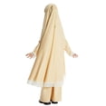 thumbnail image 4 of XXWXYD Girls Musli𝗆 Abaya Prayer Dress Long Sleeve Solid Chiffon Hijab Included Eid Ramadan Kaftan Robe Islami𝖼 Clothing Modest Wear Traditional Gown, 4 of 4