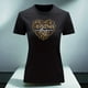 thumbnail image 3 of Playera Blusa Con Impresion De Corazon Love Animal Print Color Negro Talla Mediana Marca Emil SaEs, 3 of 4