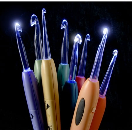 Crochet Lite Crochet Hook, Size C/2.5mm, Yellow Gold
