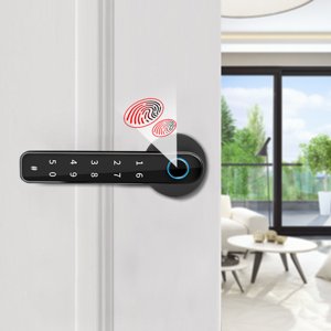 Fingerprint Smart Door Lock Biometric Door Lock Handle Set Smart Lock Front Door