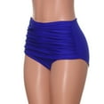 thumbnail image 3 of TOWED22 Bikini Bottoms for Women's V Cut High Waisted Swim Bottom Hipster High Cut Bikini Swimsuit Bottom(Blue,M), 3 of 4