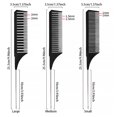 thumbnail image 2 of Paquete de 3 peine de tejido Resaltando Foiling Secning Pegs Styling Peluquería Herramientas de belleza Regalos Regalos Principiante Estilista DIYOO CE011621-03, 2 of 7