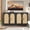 black, variant on COZONY 59" Sideboard Buffet Cabinet with 4 Rattan Doors, Boho Storage Console Table & Coffee Bar Cabinet for Living Room, Kitchen, Dining Room, Entryway,Wood color