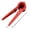 Red-set, variant on Aluminum Nut Cracker Double Opening Design Nonslip Handle Easy Operations Walnuts Pecan Plier Clip For Home Kitchens