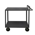 thumbnail image 4 of Durham RSCE-2448-2-3.6K-ALD-95 48 x 24 x 43.75 in. 2 Shelf Heavy Rolling Stock Cart with Ergonomic Handle & All Lips Down, Gray, 4 of 4