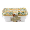 thumbnail image 2 of Cook with Color 12-Piece Rectangular BPA-Free Food Storage Container Set with Printed Lids, Lemon, 2 of 5