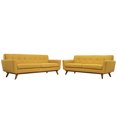 thumbnail image 2 of Modway Engage Loveseat and Sofa Set of 2 in Citrus, 2 of 6
