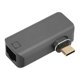 thumbnail image 1 of Tipo Magnético C A RJ45, 24 Pin RJ45 A Tipo C Espacio Del Adaptador Gris Alta Estabilidad Para Teléfono Fugacal USB C to RJ45 Magnet Adapter, 1 of 8
