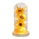 thumbnail image 1 of Cúpula de cristal de girasol preservada con LED: regalo perfecto para el día de San Valentín y el día de la madre, 1 of 10