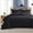 Black, variant on IR Imperial Rooms 3Pc-Embossed Luxury Bedspread Microfiber Floral Vintage Quilt Set Lightweight Full/Queen Peach