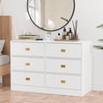 thumbnail image 3 of NEILA Nursery Dresser with 6 Drawers and Changing Table Feature - Removable Top and Power Outlets for Convenient Baby Care, 3 of 8