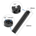 thumbnail image 2 of Carbon Fiber Handle Gimbal Grip Cold Shoe Mount Adapter for WEEBILL S LAB Stabilizer for Monitor Microphone, 2 of 8