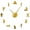 Gold,27inch, variant on Pregnant Woman Happy Family 3D Acrylic DIY Wall Clock Housewarming Gift First-time Mother N Father Souvenir Gift Lovely Watch(Black,27inch)
