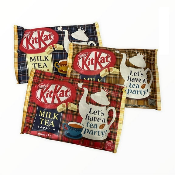 Kit Kat Chocolate Snack Mini Milk Tea Flavor Wafer; 7 pieces