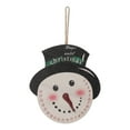 thumbnail image 1 of Christmas Day Sign Puppet Man Style 4mm Thickness Lightweight Easy Hanging Poplar Wood Welcome Door Decoration, 1 of 10