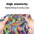 thumbnail image 7 of HELLHERO Pop Art Patterned Daisy Seat & Back Cover for Seniors Easy to Clean Walker Covers and The Elderly Dust Proof Improved Comfort, 7 of 7