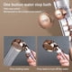 thumbnail image 2 of Cabezal de Ducha de Lluvia de Alta PresióN, Cabezal de Ducha Turbocargador de Mano, Ducha de Masaje Turbo Spa con Interruptor Ajustable, Tipo de 3 Chorros, 2 of 5