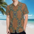 thumbnail image 5 of High Quality Hawaiian Shirts for Men Short Sleeve Aloha Beach Shirt Floral Summer Casual Button Down Shirts Blouses C3MXUW, 5 of 7
