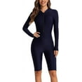 thumbnail image 1 of Traje de baño de una Pieza para Mujer Traje de Neopreno de Manga Larga para Mujer Traje de baño Atlético Surf Buceo Traje de baño con Cremallera Frontal Traje de baño Wanke, 1 of 4