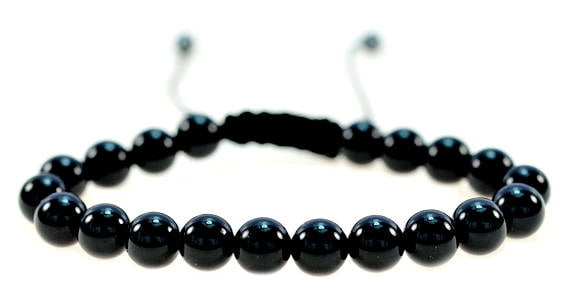 Cheap Gift Black Onyx Bracelet Gift Under 10 Gemstone Jewelry Protection bracelet Healing Bracelet Friendship bracelet