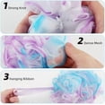 thumbnail image 2 of Bath Sponges Loofahs 60g,4 Pack Exfoliating Bath Sponge Body Scrubber Shower Loofa Balls for Women Men Children Washing, 2 of 6