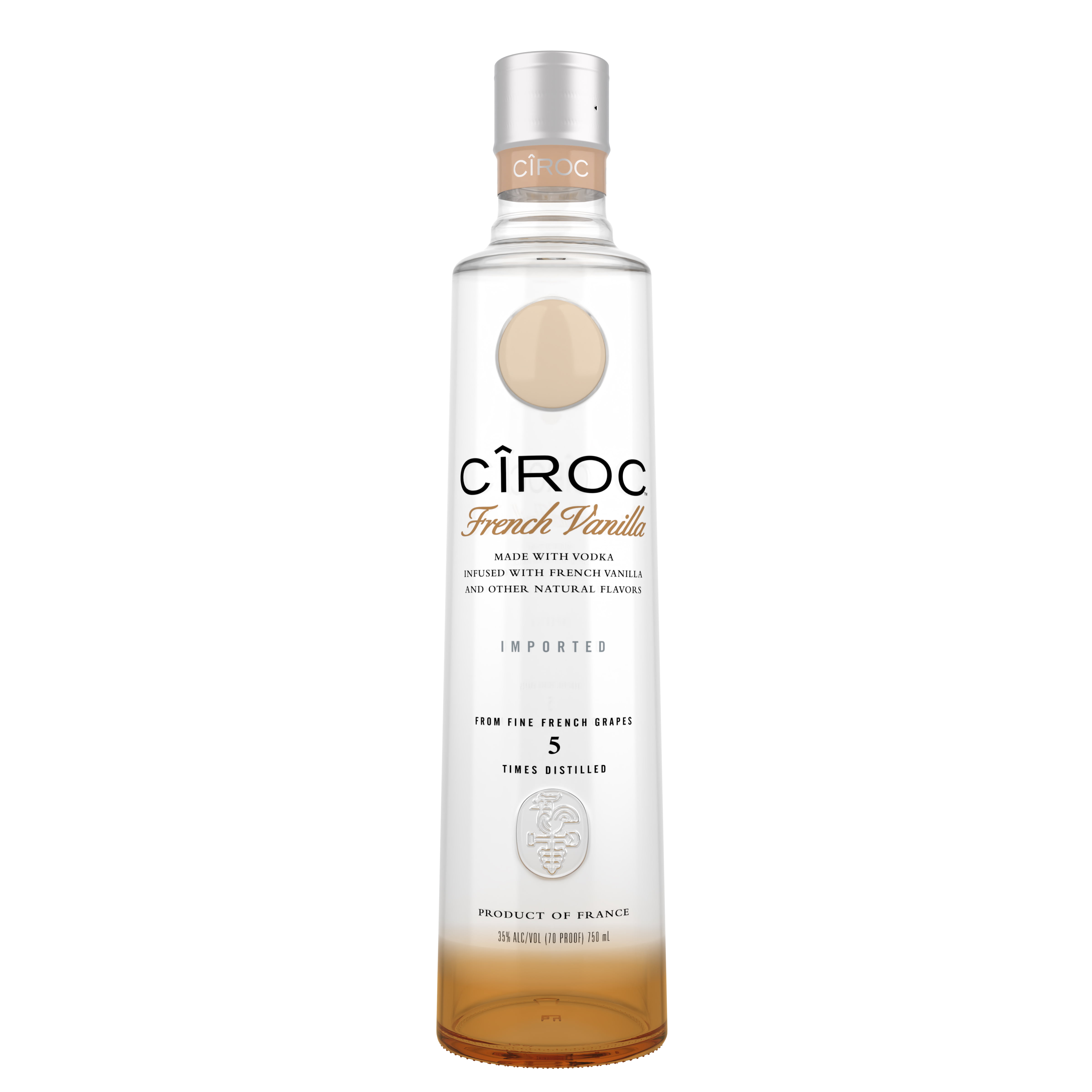 CIROC French Vanilla, 750 mL, 70 Proof (Made with Vodka Infused with ...