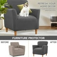 thumbnail image 5 of Zrodlmo 1-Piece Stretch Sofa Cover Armchair Slipcover Non Slip Couch Cover Furniture Protector, Gray, 5 of 10