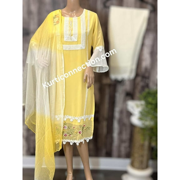 Chiffon salwar suit