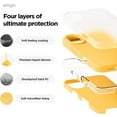 thumbnail image 4 of KOMI Compatible with iPhone 16 Pro Max Case, Premium Liquid Silicone Case, Full Body Protective Cover, Shockproof, Slim Phone Case, Anti-Scratch Soft Microfiber Lining, 6.9 inch Sunshine, 4 of 5