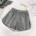 thumbnail image 3 of Pantalones cortos deportivos para mujer Pantalones cortos deportivos sueltos con pierna ancha Pantalones cortos deportivos, Negro, 5XL Eigraketly AP001487-16B, 3 of 7