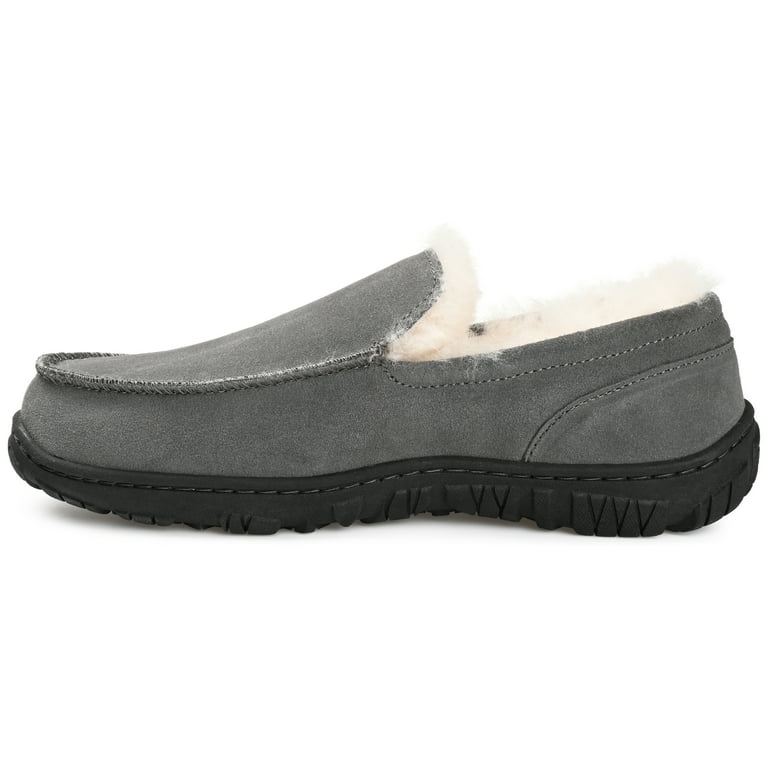 Territory Mens Walkabout Slip-on Genuine Sheepskin Moccasin