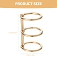 thumbnail image 2 of Monyance Loose Leaf Binder Rings 6pcs 3 Ring Metal Binder Book Rings Golden(1.57X1.18X1.18Inches), 2 of 10
