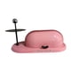 thumbnail image 3 of Porta llaves con forma de plato de dulces, multifuncional, moderno y divertido, para la entrada. Rosa, 3 of 9