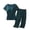 Green, variant on WCJM Women's Two Piece Outfits 3/4 Sleeve Crew Neck Pullover Top Wide Leg Pants Lounge Set Womens Pajama Sets Women Pajamas (Xl)