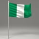 thumbnail image 5 of Bandera de Nigeria Sunnimix 12pcs bandera de bandera nacional ondeando, 5 of 8