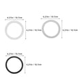 thumbnail image 2 of HAMPPLIES Kitchen Sink Seal Gasket Accessory With 6Pcs Plastic Rubber EVA Washers For Leak Prevention, 2 of 8