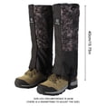 thumbnail image 3 of Polaina De Pierna Polainas de botas unisex Polainas de nieve transpirables ajustables para senderismo Esquí Caminar, 3 of 9